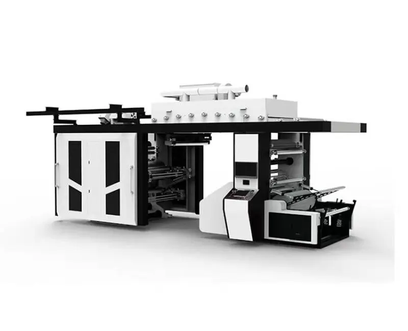 Imprensa flexográfica de impressão central de 4 cores