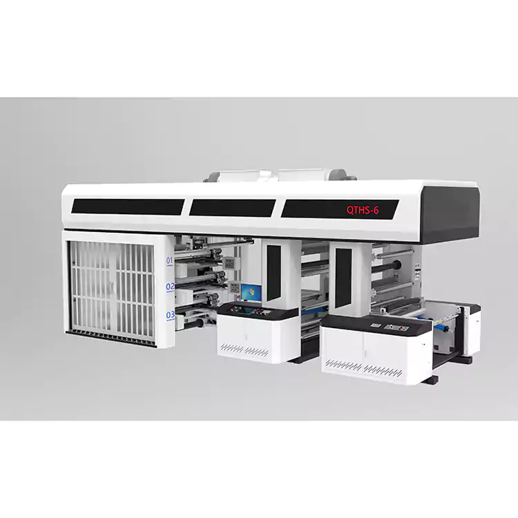 Tipo servo da engrenagem da movimentação de 6 cores tipo central da luva da máquina de Flexo Printng do cilindro