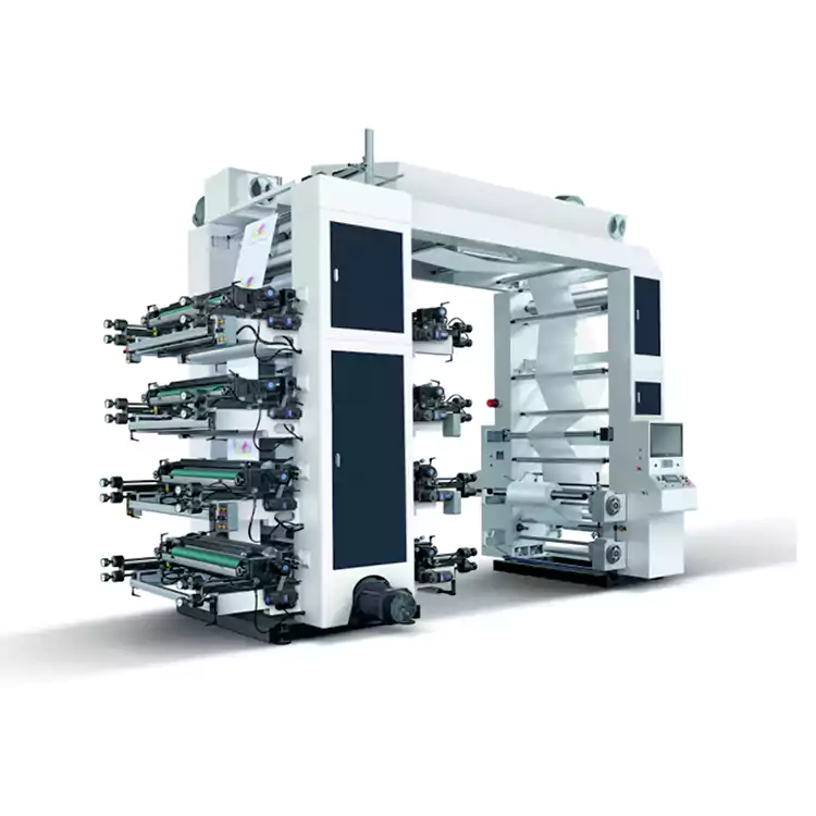 Máquina de impressão flexográfica de Flexo da máquina do saco de papel de 8 cores