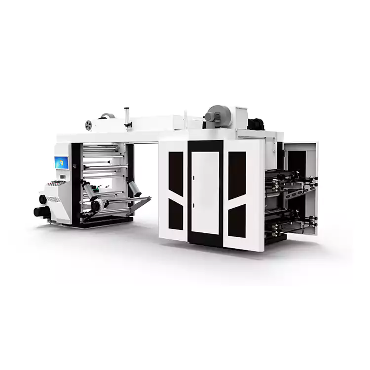 Máquina de impressão flexográfica tipo pilha de alta velocidade