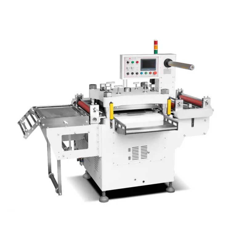 Máquina de corte e vinco de etiqueta adesiva industrial
