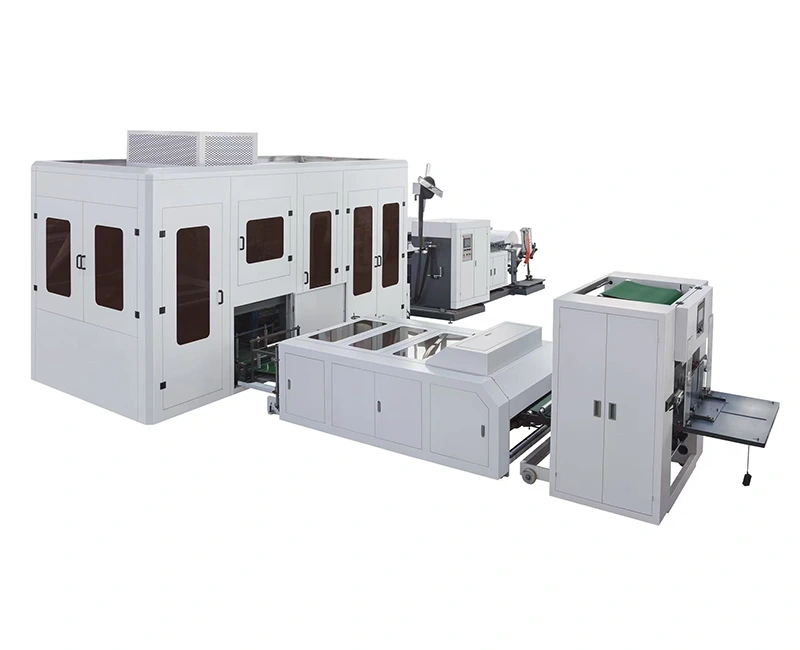 Máquina ultrassônica de fabricação de sacos tipo caixa e não tecido D-Cut